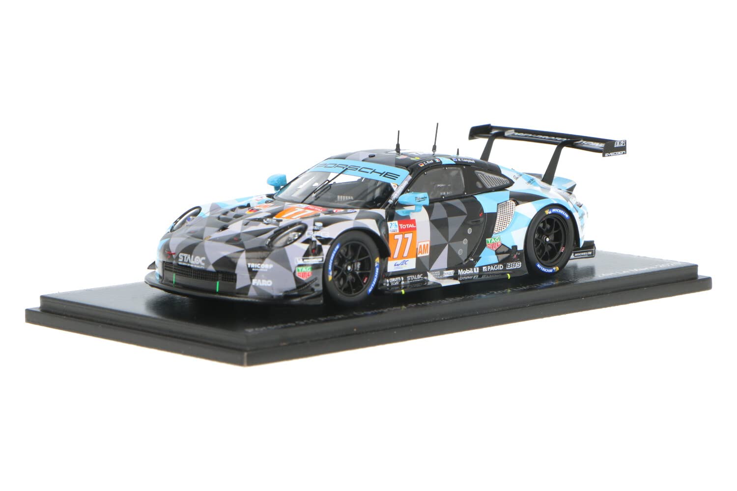 

Spark Porsche 911 RSR Dempsey Proton Racing 2020 24 часа Ле-Мана 2-е место в классе LMGTE Am 1/43 #77
