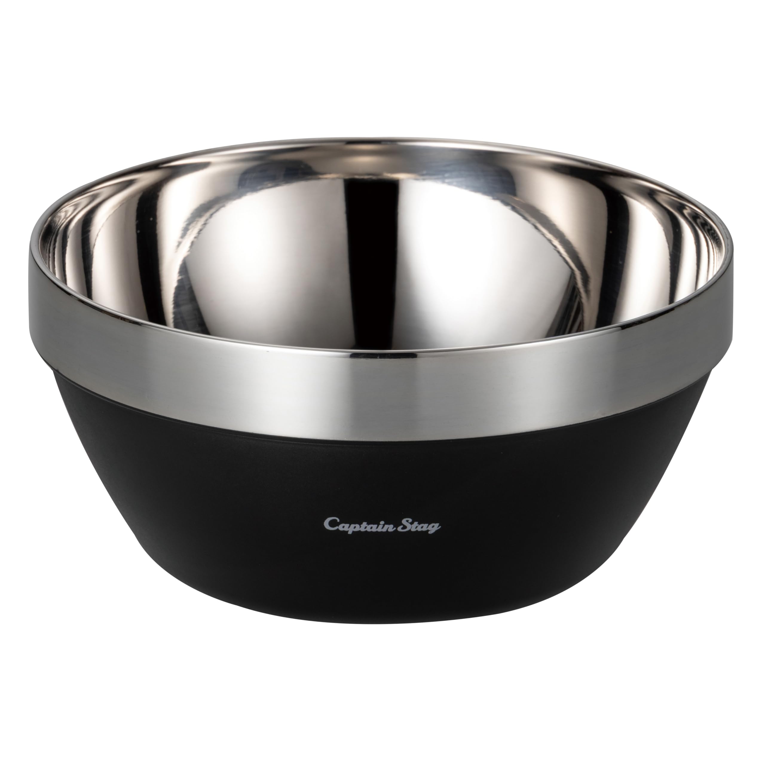 

CAPTAIN STAG Outdoor CS Vacuum 16cm 920ml Black Bowl/Dish Double-Walled Bowl, Diameter, Capacity, Stackable, Insulated, UE-4961 чёрный