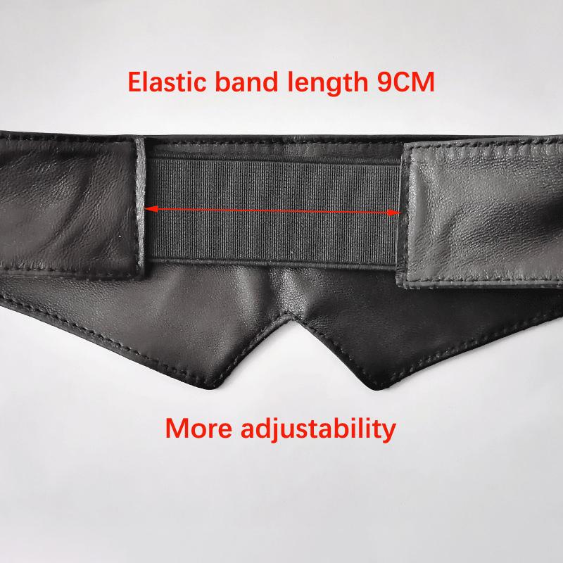 Anime Jujutsu Kaisen Gojo Satoru Same Eye Mask Glasses Cosplay Accessories Black PU Eye Patch For Men Gift Prop Accessories