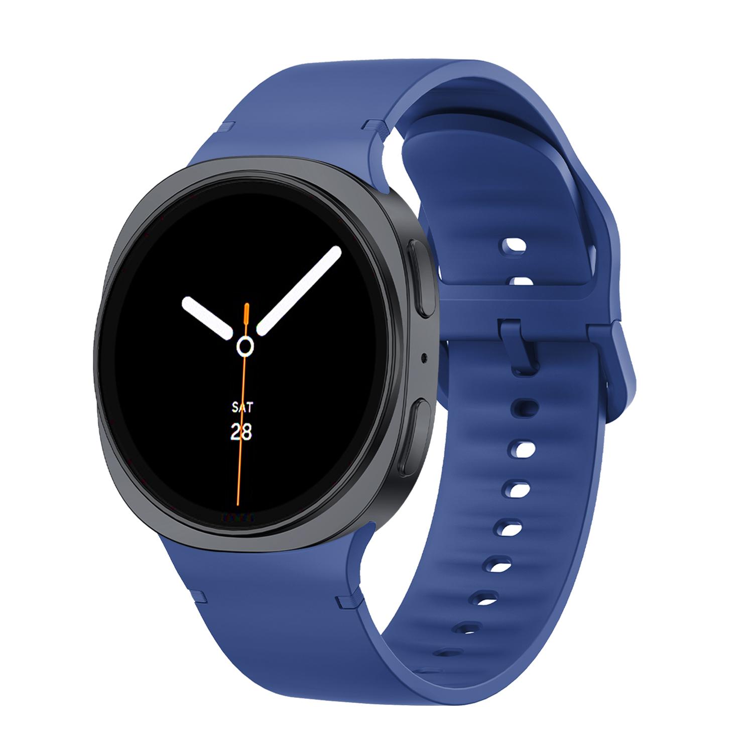 

Оригинальный силиконовый ремешок для Samsung Galaxy Watch 8/8 classic 40 мм 44 мм 46 мм Спортивный ремешок correa pulseira Браслет Ремешок для Galaxy Watch 8 galaxy watch 8 44mm&20mm