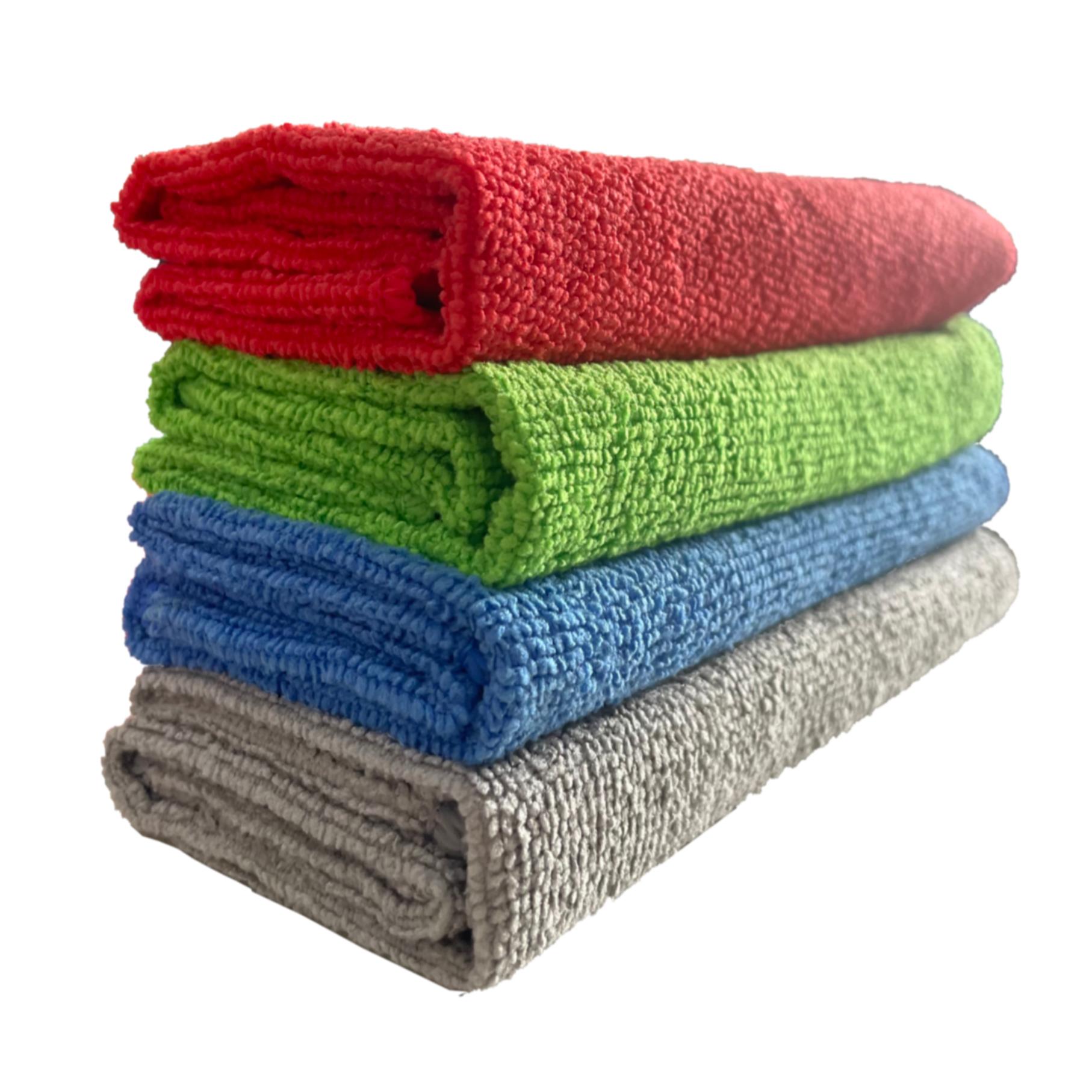 Microfiber Cleaning Cloths Sustainable Cleaning Cloths Wholesale Drying Car Towel 30*30cm&299 and Below
