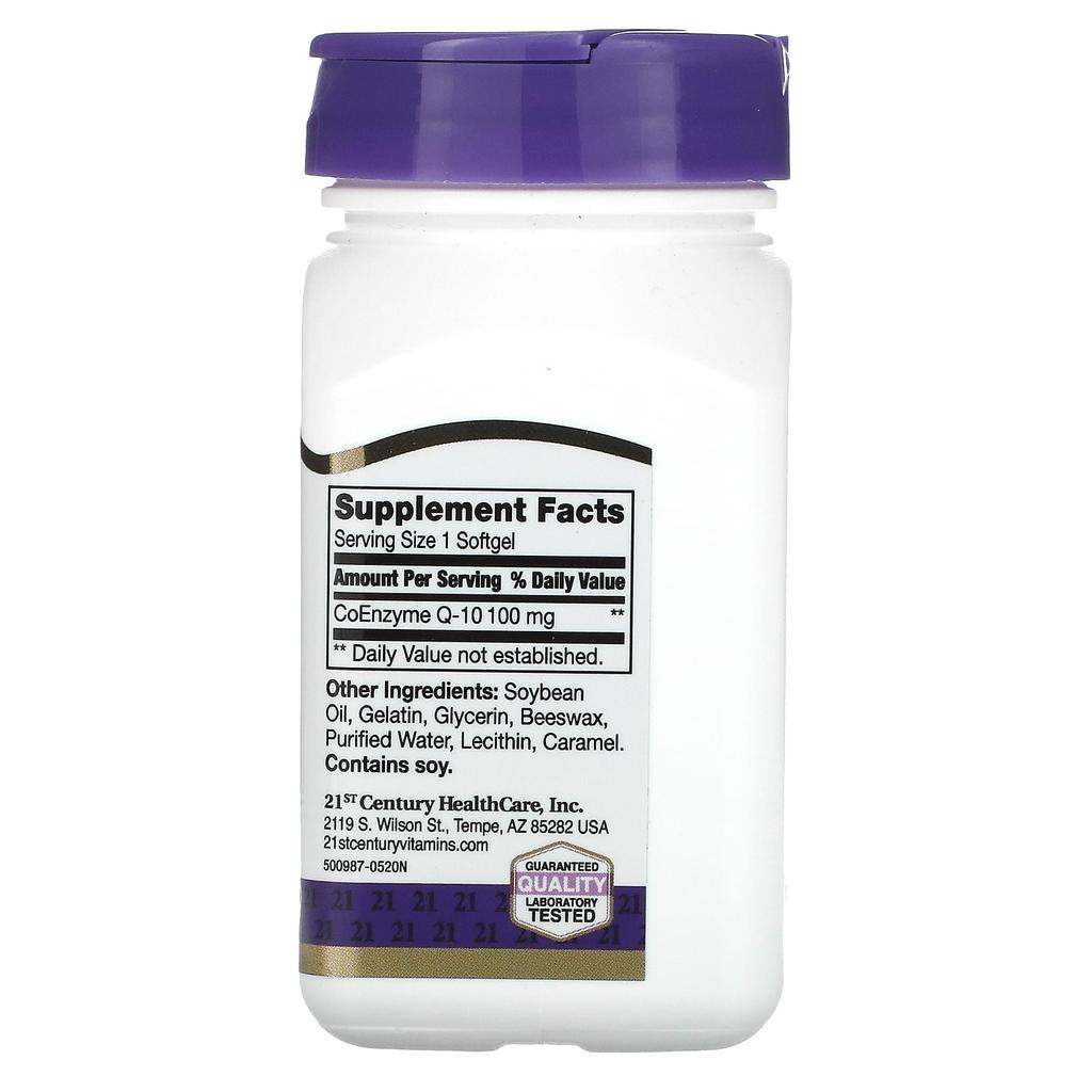 21st Century, Liquid Coq-10, 100Mg, 90 Rapid Release Softgels