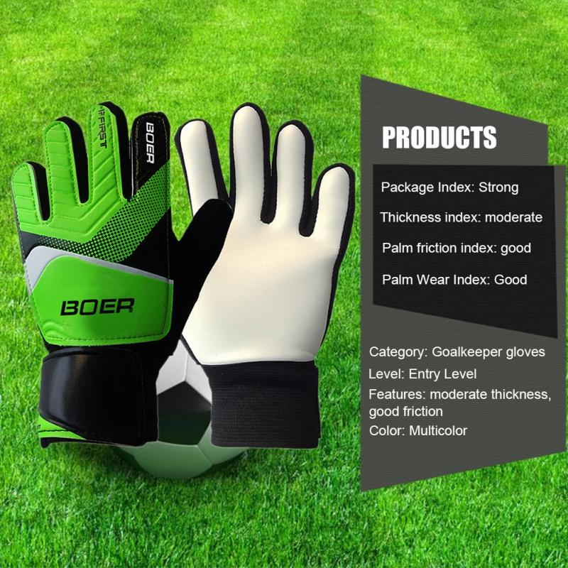 Children Kids / Adult Wearable Anti-Slip Gloves Goalkeeper Gloves Soccer Gloves Football Goalkeeper Double Protect