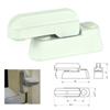 Secure Home Anti-theft Door Hasp Plastic Steel Sliding Windows Children Lock T-lock