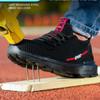 Fashion Composite Toe Men Safety Shoes Anti-smash Anti-stab Sneaker Insulated Work Safety Boots Man Lightweight Work Shoes Breathable