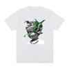 American retro  cotton printed Unisexs and Womens loose casual Tshirt new personalized fashion trend round neck Tshirt
