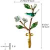 2er-Pack Dekorativer Wandhaken, Vintage Vogelform Metall-Wandhaken zum Aufhängen von Mänteln Kleidung Schlüsseln Hüten Handtüchern