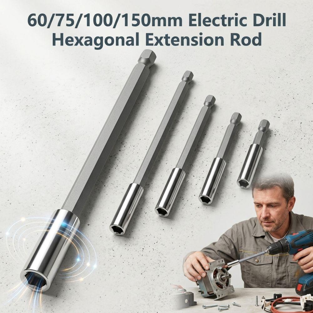 Magnetic Electric Drill Connecting Rod Drill Bit Extension Rod Power Tool Accessories