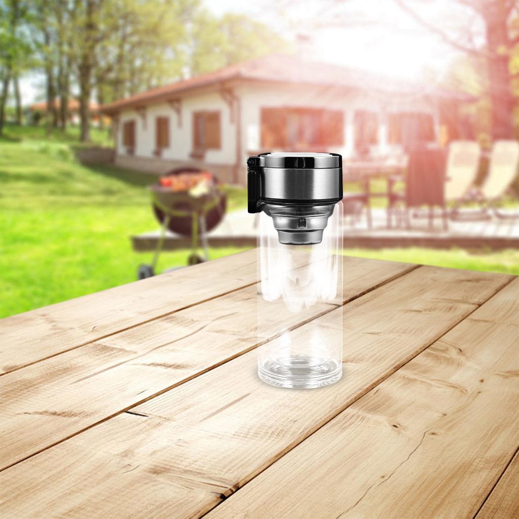 240Ml Glass Tea Infuser Bottle Double Layer Thermal Resistant Tumbler with Handle Tea Strainer Design for Office Travel Home