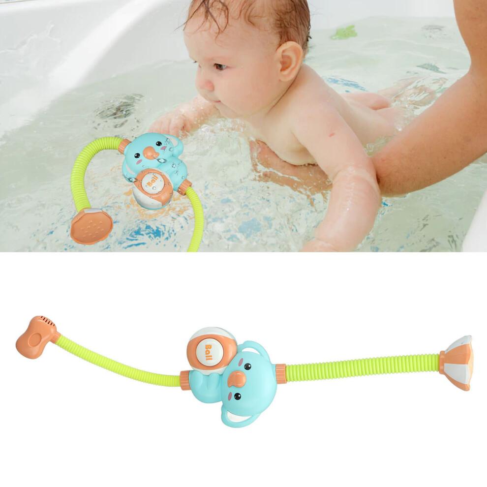 Baby Elephant Shower Pump Toy, Water Play Bathtub Toy, Plastic
