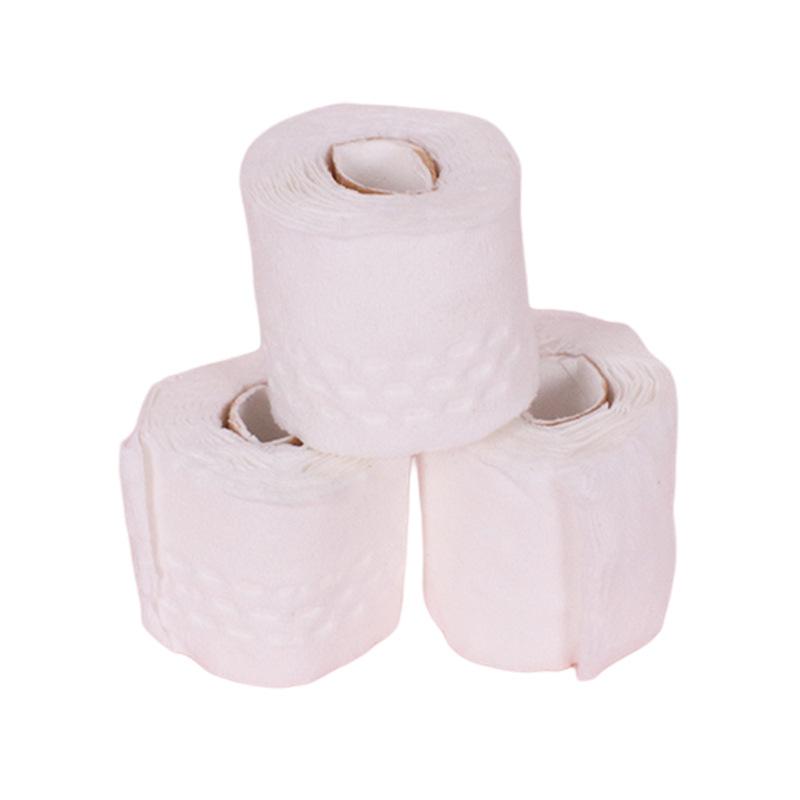 [J] 1/12 Dollhouse Simulation Mini Toilet Paper Kit Model Dollhouse Bathroom Scene Decoration Dolls House Pretend Play Toys