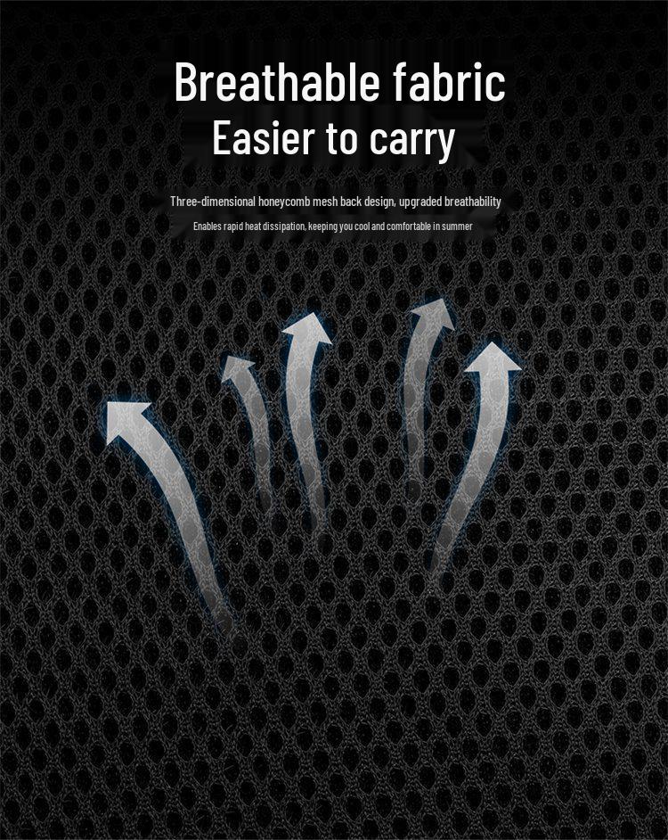 Men's Streetwear Tactical Chest Vest Bag - Functional and Casual Workwear Accessory