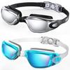 Aegend Swim Goggles 2-Pack No Leaking Anti-Fog UV Protection Mirrored Adult Men Women Wide View Outdoor