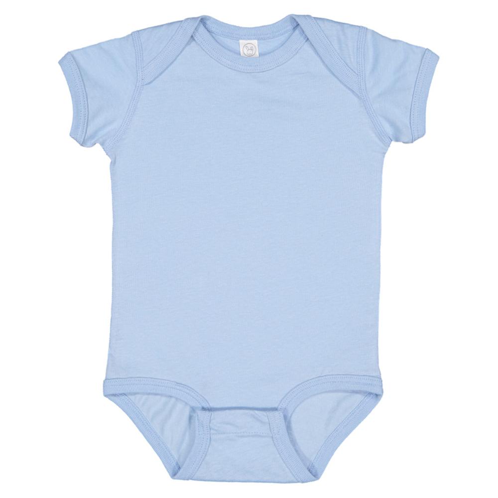 Rabbit Skins Baby Fine Jersey Short-Sleeved Bodysuit