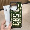 Retro Vintage License Plate For Iphone 11 12 13 14 15 Pro Max 17 16 Plus Hard PC+TPU Back Cover