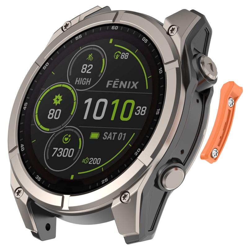 Fenix 8 Tactix 8 Watch Anti-collision Edge Strip Silicone Protection Band Lightweight Flexible for Fitness Daily Sports