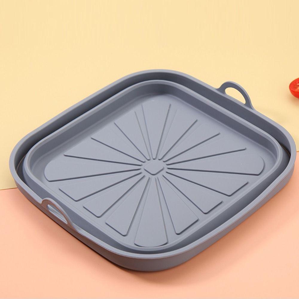 Square Round Air Fryer Silicone Liner Foldable Air Fryer Mat  Kitchen Accessories