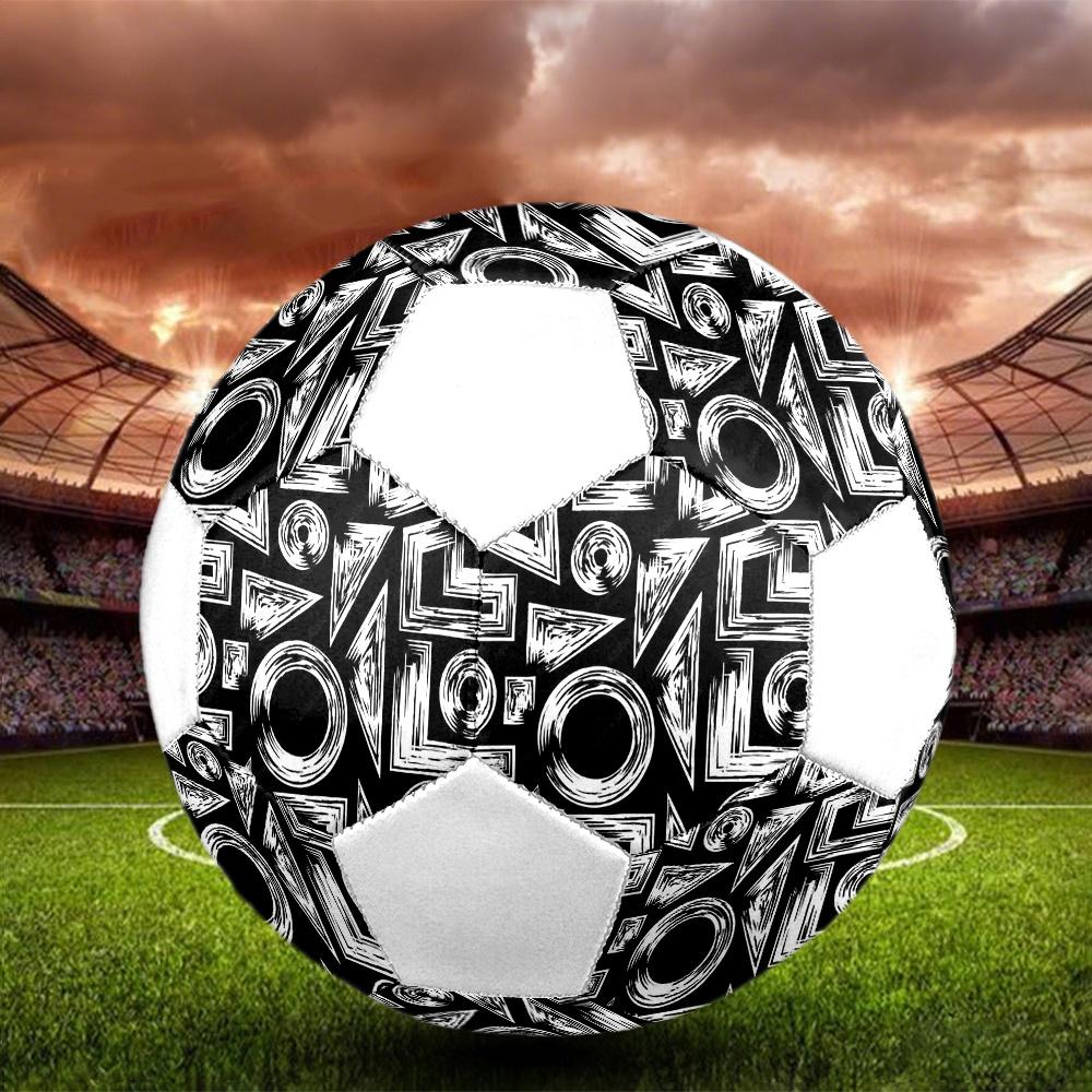 1pc Abstract Geometric Durable Soccer Ball/Football, Size 5, Perfect for Training, Entertainment And Competition,Gift yy26060665