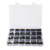 360Pcs M2 M2.5 M3 Black Nylon MalE Female Hex Standoff Spacer Screw Nut Assortment Kit