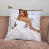 DDoja Singer CCat Print Pattern Sofa Cushion Cover Pillowcase Home Party Car Bedding