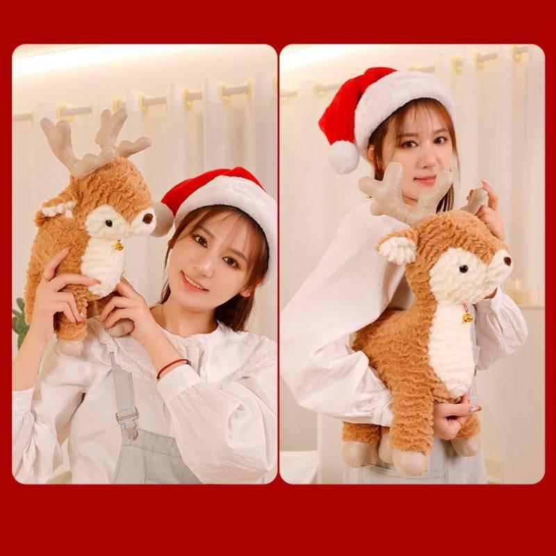 Entzückendes Plüsch-Rentier-Spielzeug für Weihnachtsfeierlichkeiten Perfekt für Kinder und Dekorationen