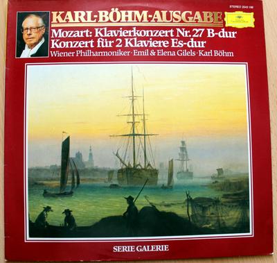 LP Record KARL BOHM WIENER PHILHARMONIKER ELE  Karlbohmausgabe Mozart Klavierkon 2543198 DEUTSCHE GRAMMO Germany Classical Used