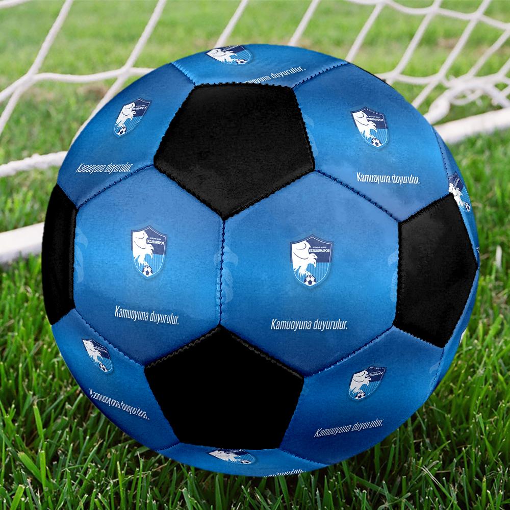 SIZE 5 Erzurumspor FK Soccer Ball Colorful All Ages Machine Stitched PVC Competition Ready Durable High-Bounce