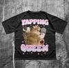 2026 Summer New Product Chattering Queen Emoji Pack HighQuality Comfortable Mens Printed Roundneck TShirt