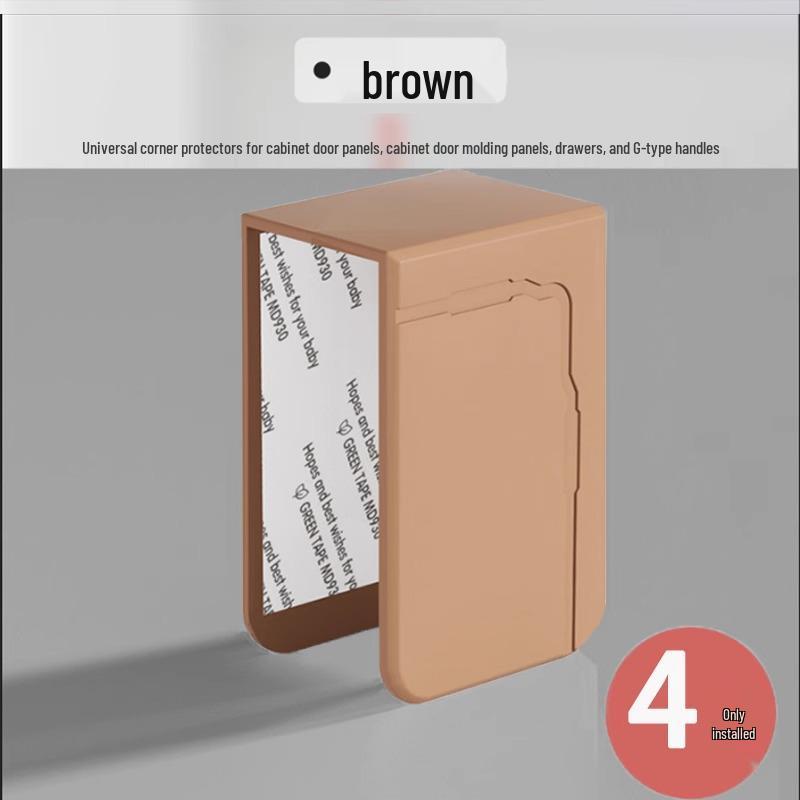 Anti-Collision Corner & Handle Protector for Cabinets, Wardrobes, and Tables