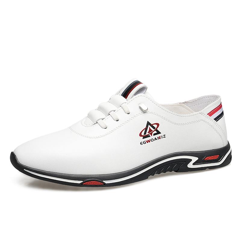 Модные классические мужские кожаные повседневные туфли с мягкой подошвой и мягкой — фото 7