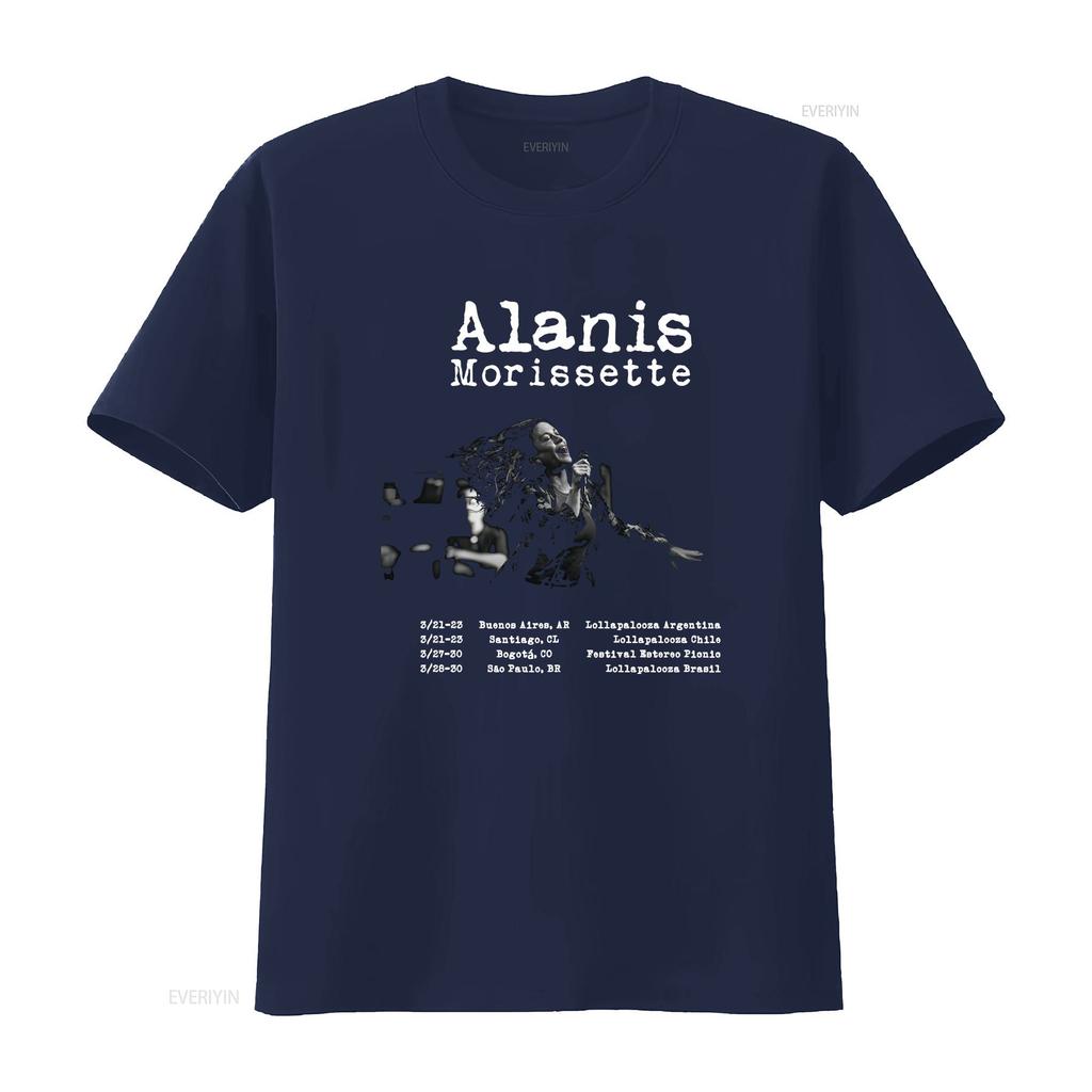 NEW Popular Alanis Morissette Tour For Fan s to XL T shirt BF vintage Washed homme designer clothes Stretched Stylish