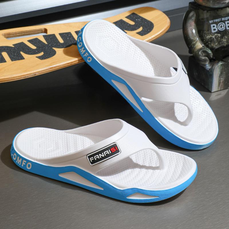 Flip-flops men's outdoor wear in summer, soft-soled thick-soled wear-resistant casual fashion pinch slippers