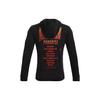 Under Armour Project Rock Graphic Print Zip Hoodie Jacket Men Outerwear Black 1361749-001