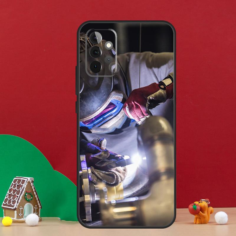 Schweißer Schweißen Heißes Metallarbeiter Hülle Für Samsung Galaxy A55 A52 A32 A12 A33 A06 A16 A26 A36 A56 A15 A53 A13 A34 A54 A14 A17