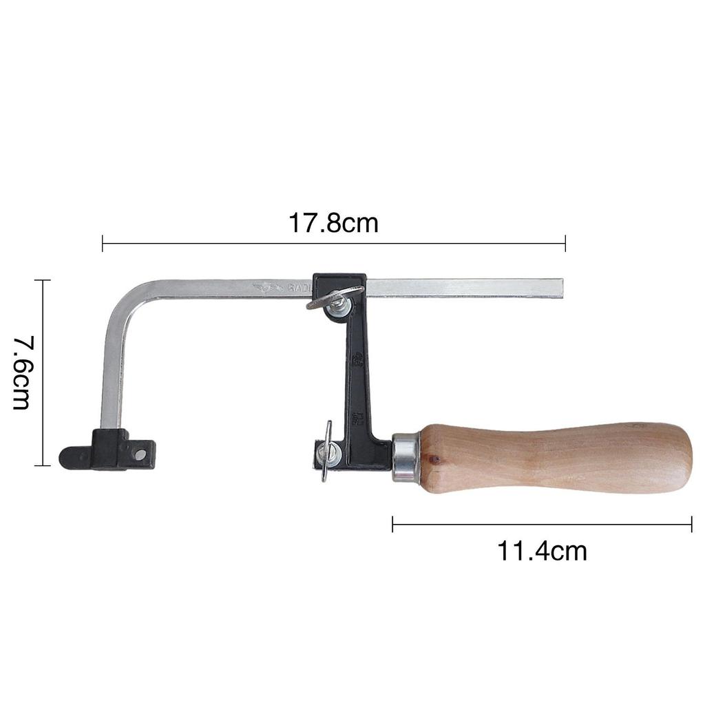 Dřevoobráběcí pila, víceúčelové nastavitelné ruční pily, DIY luk ve tvaru písmene U Ruční zahradní nářadí zahradní nářadí Řezačka na bochníky na kov Pila se 2 ks čepele Pilový kotouč