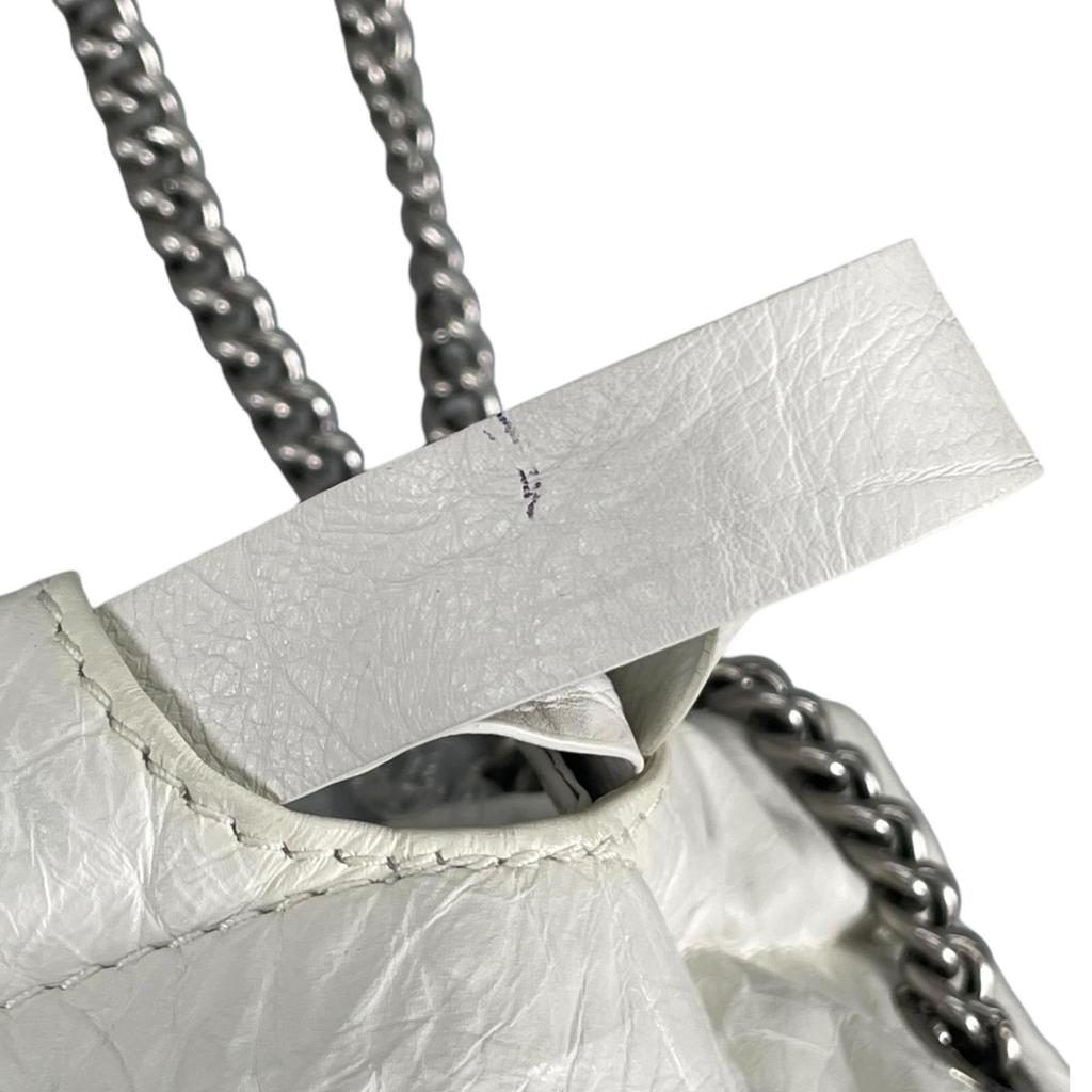 Balenciaga Crash XS 781796 Handbag White Women Used
