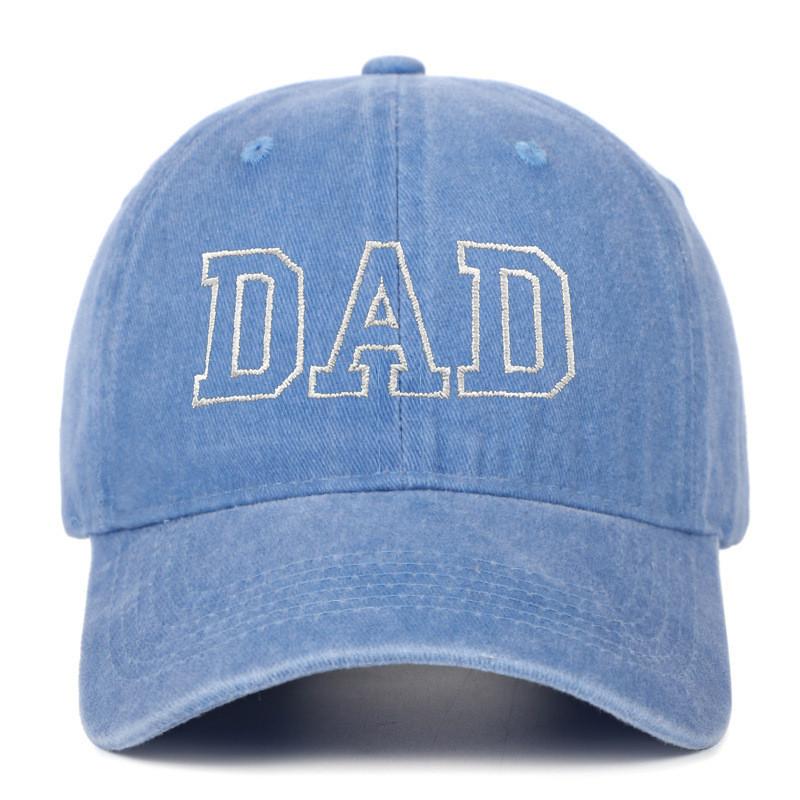 Dad Mom Embroidered Baseball Cap With Cotton Material For Summer Casual Style