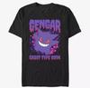 Pokemon Gengar Ghost Type T-Shirt, Japanese Anime Graphic Tee, Pokémon Merch Tee