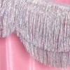 Double Layer Fringe Fringe Banner Fan Streamer Shape