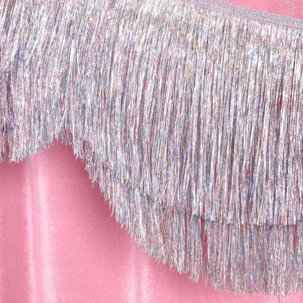 Double Layer Fringe Fringe Banner Fan Streamer Shape