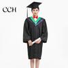 Graduation Ceremony Attire Bachelor Uniform Matte Gown Cap Tassel Set V-Neck Long Sleeve Commencement Outfit Robe And Ceremonies Photo Props Suit