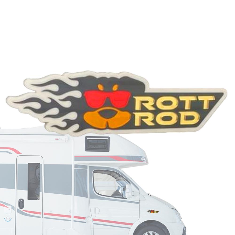 Dog Cart  Emblem Car 3D Dog Edition Acrylic Car Badges Stickers Automotive Badge Decals And Stickers Exterior Decoration