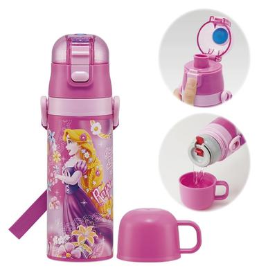 Lightweight Stainless Steel Water Bottle 430ml Disney Rapunzel On the Tower 24 For Children Direct Drinking Cup Drinking Cup Included Stainless