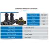 IP68 T Shape Outdoor Waterproof Connector 2/3Pin Wire Connectors Quick Push-in Terminals Connect  Electric Junction Box