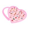 36Pcs Children Rings With Box Adjustable Rings Set Little Girls Cute Colorful Rings Dress Up Kids Gifts Jewelry Toy Finger Rings