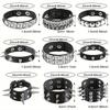 Gothic Rivets Creative Y2K Bracelet for Daily Party Music Festival Wear Couple Bracelet Festival Accessories