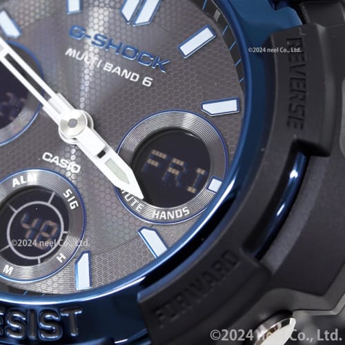 Casio hodinky G-Shock radio solar AWG-M100A-1AJF pánské černé