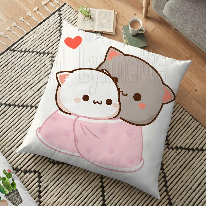 

Молоко и мокко пары панда медведь бубу дуду наволочка декоративная подушка для дома декоративная квадратная наволочка с принтом диванная подушка 45 см 70