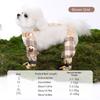 Full Leg Protection Dog Four-Legged Pants Reflective Stripe Dog Jumpsuit Shoes  Pet Strolling