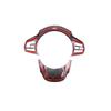 For Toyota GR Supra A90 - ABS Carbon Fiber/Black Car Steering Wheel Decorative Frame Sticker Car Interior Accessories
